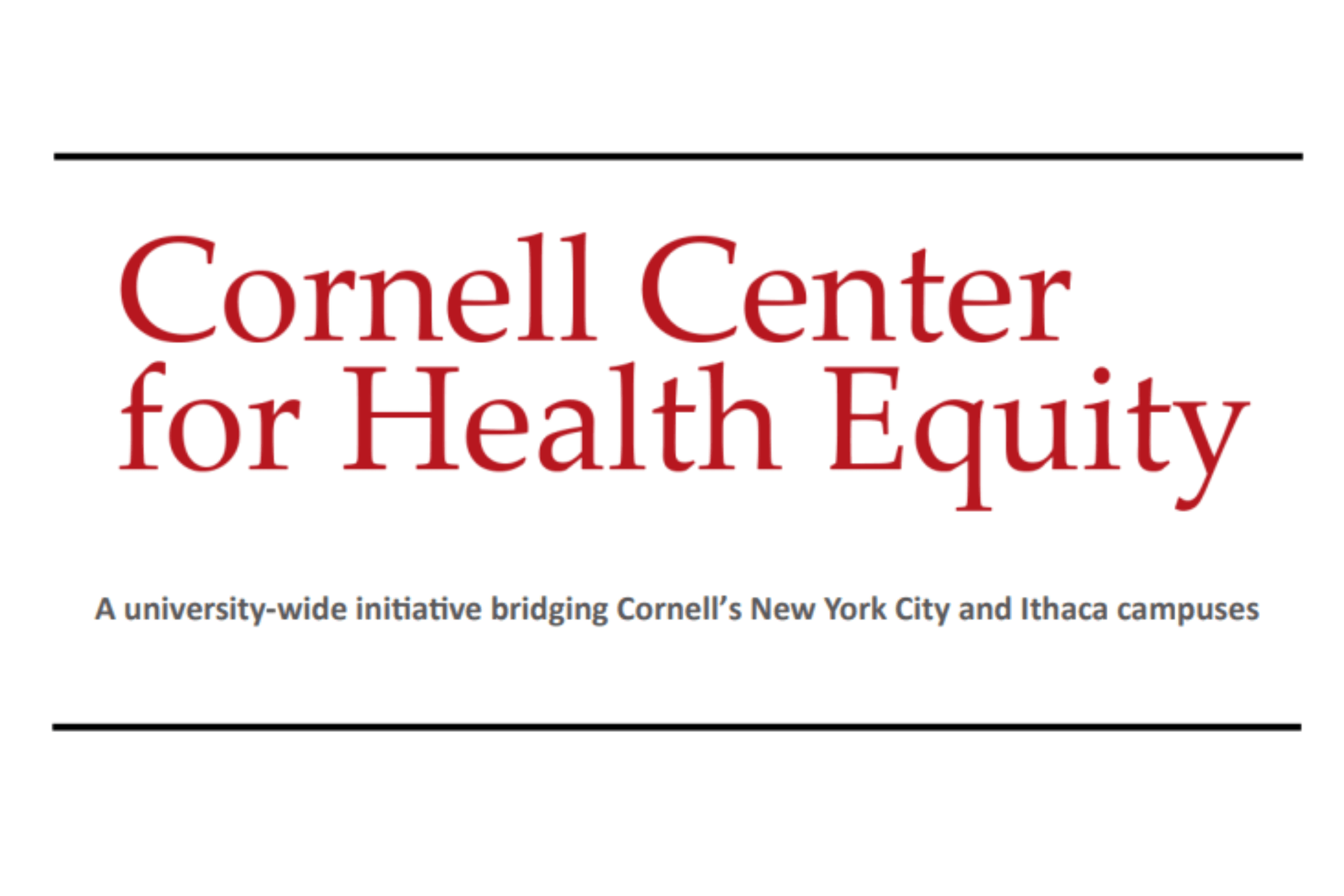 Cornell Center for Health Equity