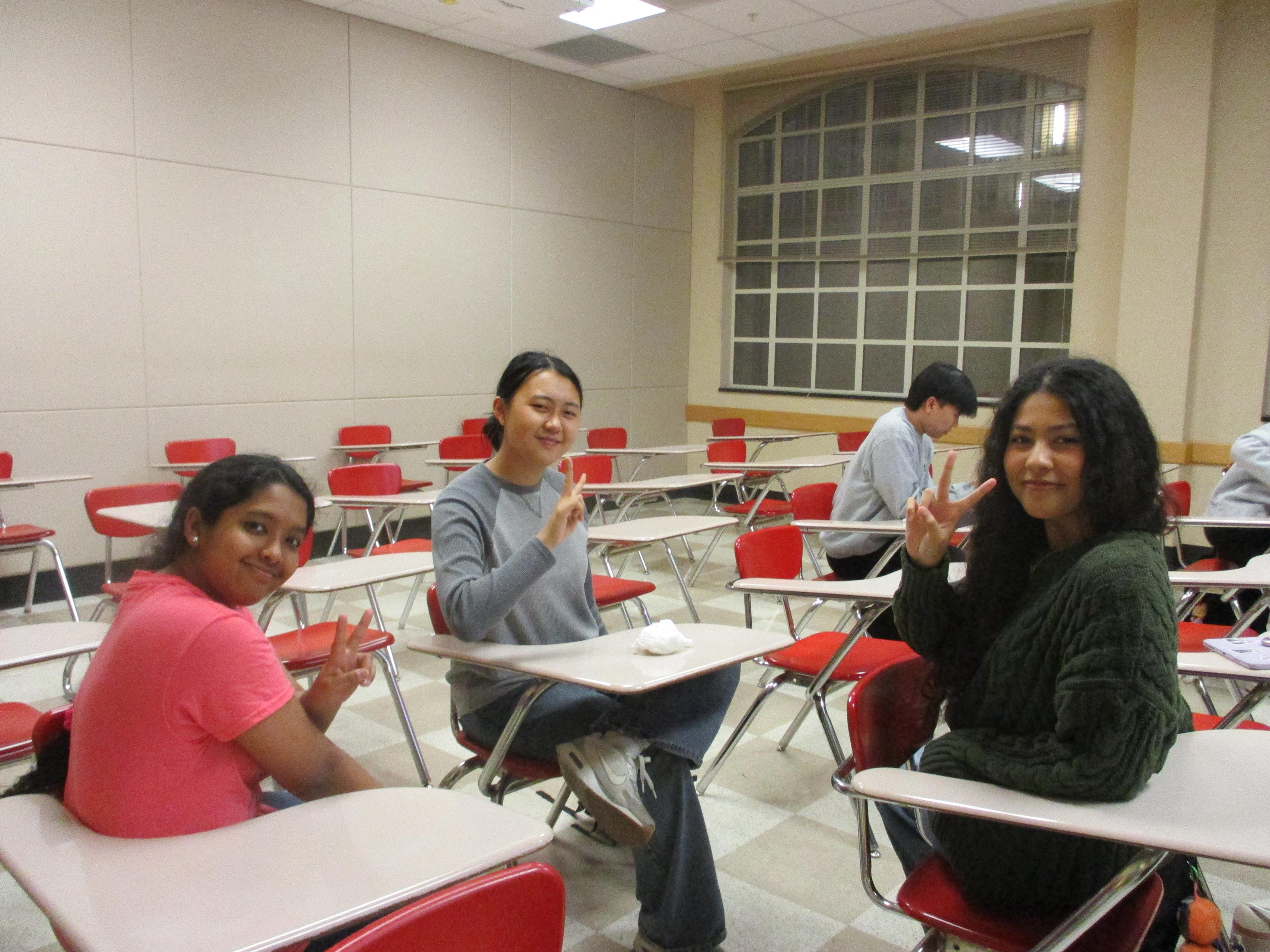 Chapter members at a general body meeting